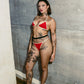 Tease Bikini Top Red